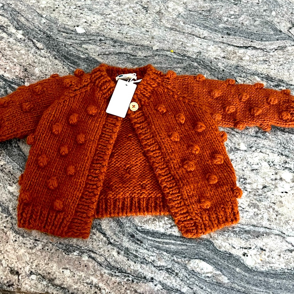 The blueberry hill baby sweater